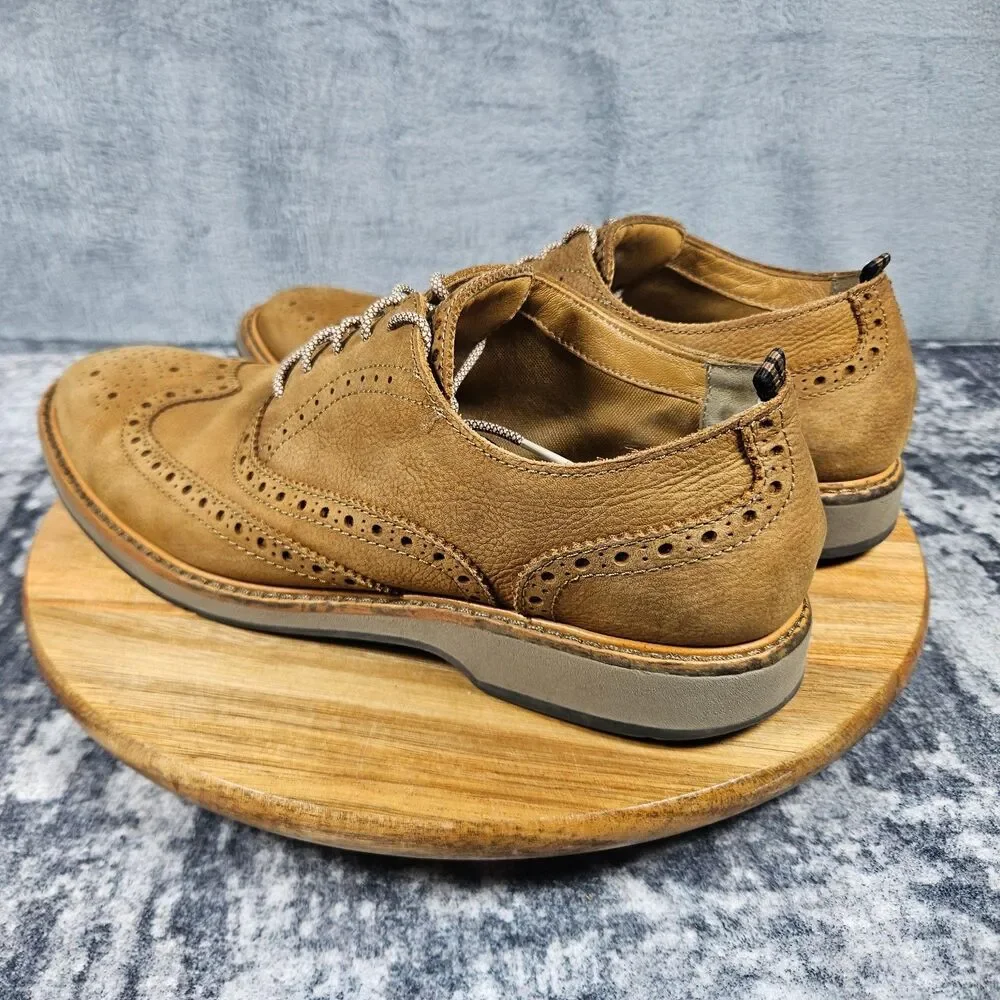 Cole Haan Morris Grand.Os Wingtip Oxford Brown Leather Dress Shoes Men’s 10 M